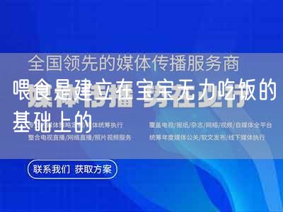 喂食是建立在宝宝无力吃饭的基础上的(图1)