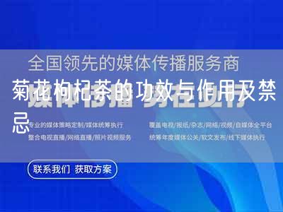 菊花枸杞茶的功效与作用及禁忌