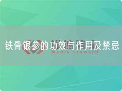 铁骨银参的功效与作用及禁忌(图1)
